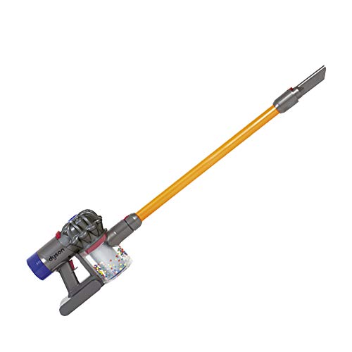 ODS- V8 Dyson Aspirador de Juguete para niños, Color Gris, Naranja y Morado, 20800