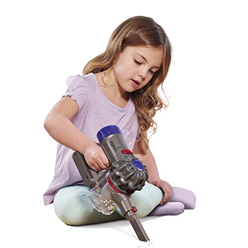 ODS- V8 Dyson Aspirador de Juguete para niños, Color Gris, Naranja y Morado, 20800