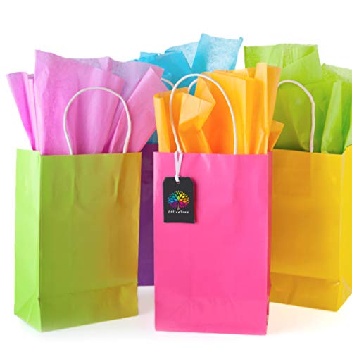 OfficeTree® Papel de Seda 360 Hojas A4-26 Colores - más diversión en Sus Manualidades, diseños y Decoraciones - Papel para Esbozo y para Recortar - 16 g/m