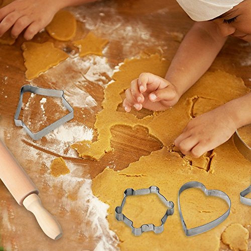 OFKPO Set de 11 Piezas de Juguetes de Chef,Juguetes de Delantal de Cocina para Niñas
