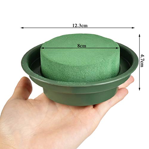 OFNMY 4pcs Conjuntos de Bloques de Esponjas para Arreglos Florales para Flores Manualidades, Decoración de Bodas, Suministros de Floristería