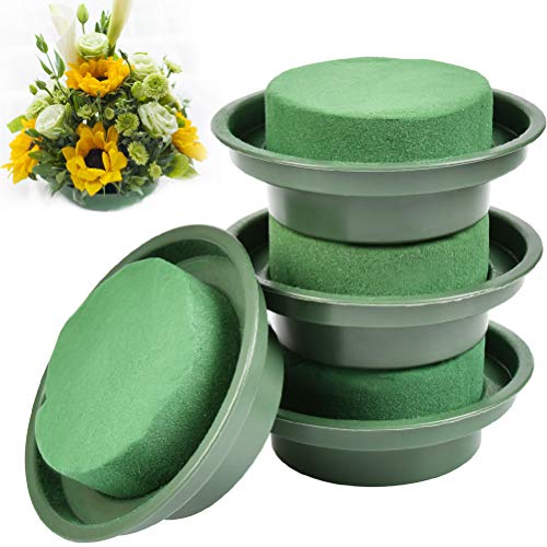OFNMY 4pcs Conjuntos de Bloques de Esponjas para Arreglos Florales para Flores Manualidades, Decoración de Bodas, Suministros de Floristería