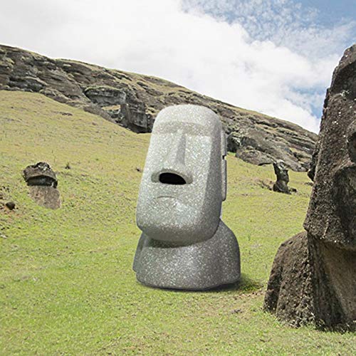 Ohhome Tissue Box Innovative Easter Island Moai Shape Stone Paper Holder Figura Servilleta para el hogar Restaurante Coche