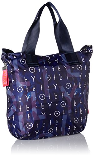 Oilily - Ruffles Shopper Lvz, Bolsos maletín Mujer, Blau (Dark Blue), 10x38x32 cm (B x H T)