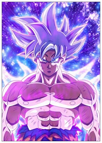 oioiu Artista de Pared decoración de la casa Lienzo Pintura Dragon Ball Anime japonés impresión de Imagen Estilo nórdico habitación de los niños Pasillo Dormitorio Sala de Estar Cartel sin Marco