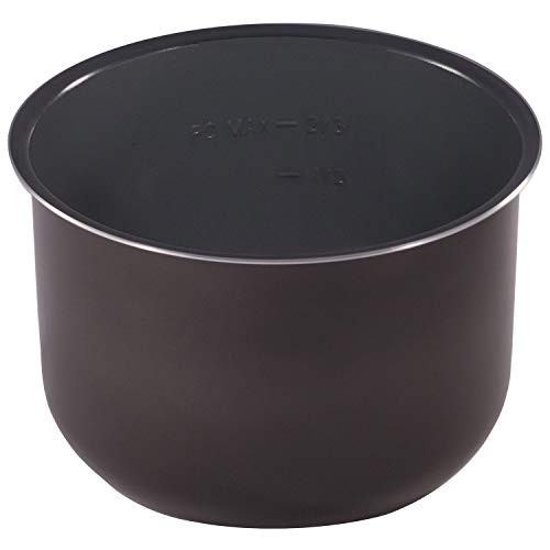 Olla de cocción de cerámica (7,5 L) Maceta interior de cerámica. 8 Quart gris
