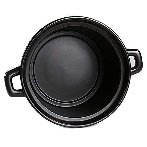 Olla Olla Cazuela Sakura Cazuela De Cerámica Olla Caliente Olla De Loza Redonda Con Tapa Cacerola Resistente Al Calor Olla Sopera Con Cacerola Utensilios De Cocina Para Estofado Sakura 17 x 6.5 c