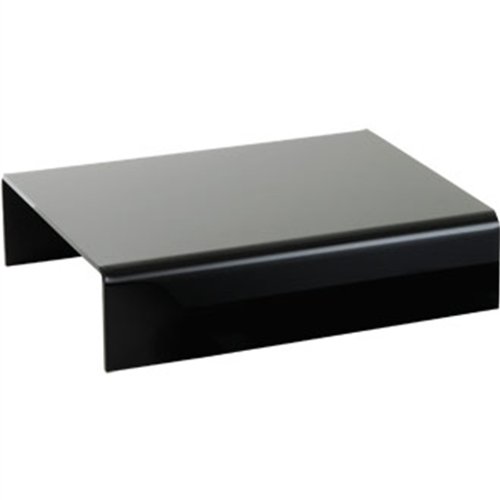 Olympia bufé pantalla paso 25 mm de alto 25 x 300 x 250 mm acrílico negro restaurante