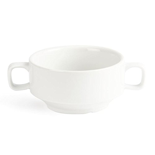 Olympia C239 sopa bol con asas de (Pack de 6)