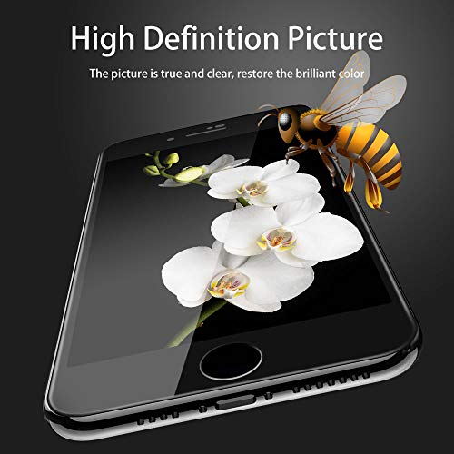 omitium Protector Pantalla para iPhone SE 2020, [2 Pack] iPhone 8/ iPhone 7 Cristal Templado [Cobertura máxima][ [Marco Instalación Fácil] Sin Burbujas Dureza 9H Vidrio Templado iPhone SE /8 / 7, 4,7”