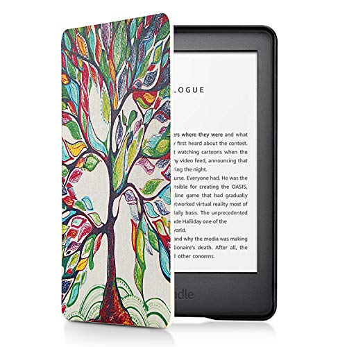 OMOTON Funda Nuevo Kindle 2019 Carcasa Nuevo Kindle 2019 Funda, PU, Sueño Automático, Cierre Magnético, Color Árbol de Amor, Solo para All-New Kindle, 2019 Released