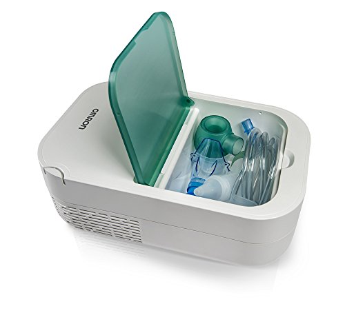 OMRON DuoBaby Inhalador con aspirador nasal 2 en 1, especialmente diseñado para bebés: alivia la congestión nasal y trata afecciones respiratorias