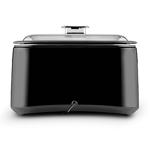 Oneconcept Sanssouci Olla Lenta de cocción al vacío (5 L, 300 W, cocción a Baja Temperatura Entre 40 y 99 °C, Recipiente Antiadherente de Aluminio, diseño Compacto) - Negro/Plata