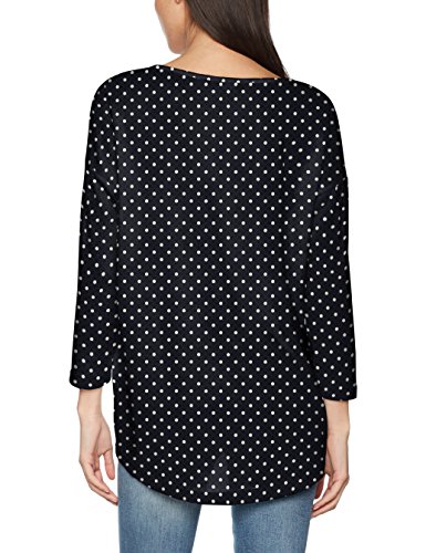 Only onlELCOS 4/5 AOP Top JRS Noos Blusa, Multicolor (Night Sky AOP:Cloud Dancer Dots), 38 (Talla del Fabricante: Medium) para Mujer