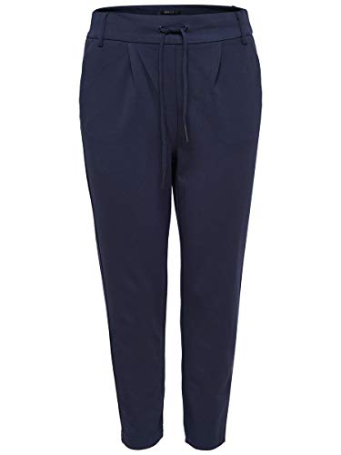 ONLY onlPOPTRASH EASY COLOUR PANT PNT NOOS, Pantalones Mujer, Azul (Night Sky), 36/L30 (Talla del fabricante: Small)