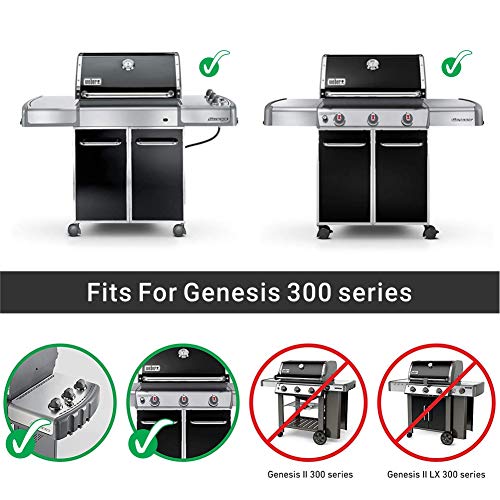 Onlyfire Parrillas de Rejilla de Rejilla de cocción de Acero esmaltado de Porcelana para Weber 7528 Spirit y Genesis E y S Models Grill, 2 Piezas