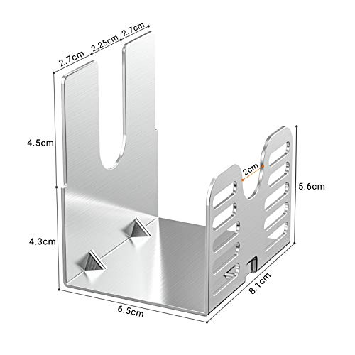 Onlyfire Universal Asador giratoria Juego para Parrilla de Gas, 90cm,8x8mm Cuadrado Asador, 2X Tenedor
