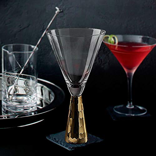 Opak Nordic Style Crystal Wine Glass Banquet Wedding Champagne Coupes Flautas Copas de cóctel moleculares, 2 Piezas