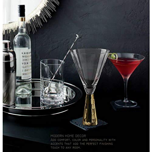 Opak Nordic Style Crystal Wine Glass Banquet Wedding Champagne Coupes Flautas Copas de cóctel moleculares, 2 Piezas