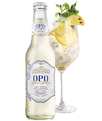 OPO Vino Blanco Limon y Jengibre - Pack 12 botellas x 33cl