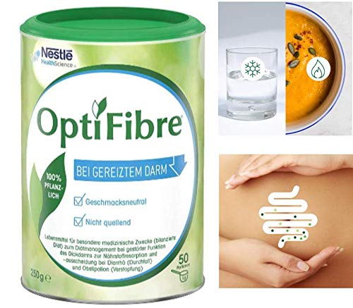 OptiFibre de Nestlé Health Science, 100% vegetal (1 x 250 g)