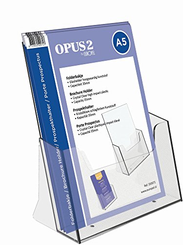OPUS 2 350071 - Soporte pare folletos, Plástico sólido, para A5