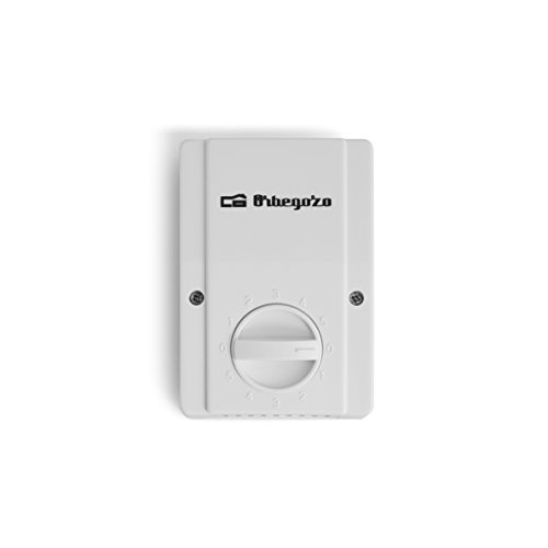 Orbegozo CFC-49120 Ventilador de Techo con Interruptor de Pared, 5 velocidadessilencioso, 120 cm de diámetro, Cromado, 60 W de Potencia, Gris