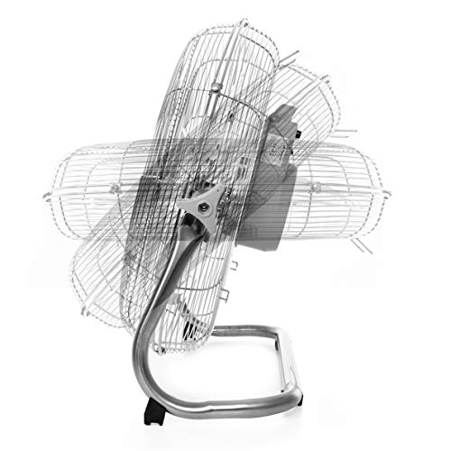 Orbegozo PW 1445 - Ventilador industrial Power Fan, 6 velocidades de ventilación, asa de transporte, rejilla de seguridad, inclinación regulable, 120 W