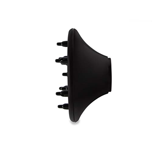 Orbegozo SE 1200 - Secador de viaje, 2 niveles de potencia, mango plegable, protección contra sobrecalentamiento, difusor y concentrador, 1200 W, color negro