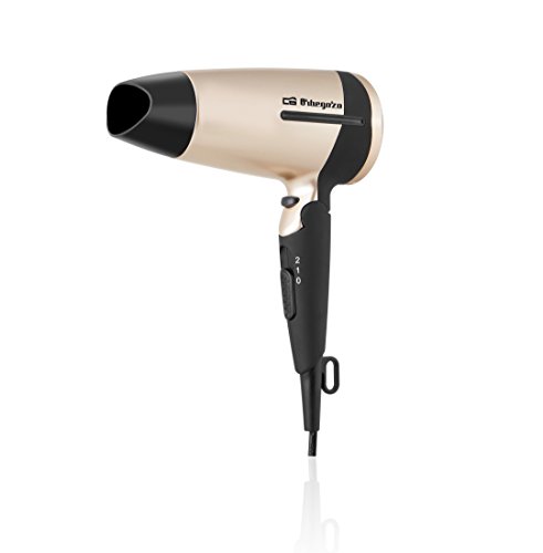 Orbegozo SE 1600 Secador plegable de alta potencia, negro