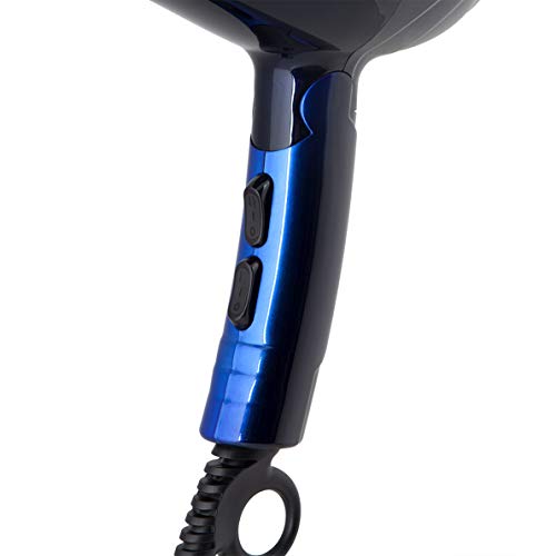 Orbegozo SE 2085 - Secador de pelo profesional, plegable, motor AC de 2200 W, 2 niveles de velocidad y 3 de temperatura, incluye 2 concentradores y difusor
