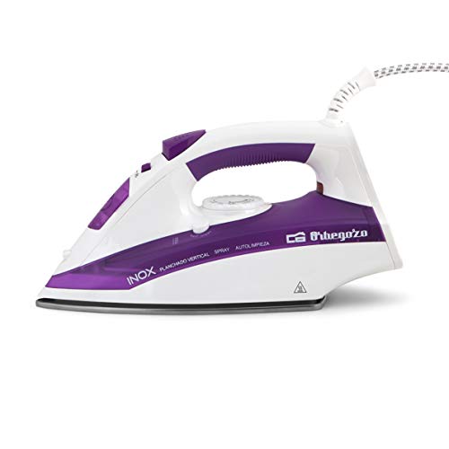 Orbegozo SV 2205 - Plancha ropa vapor, 2200 W de potencia, suela INOX, función autolimpieza, sistema de vapor vertical y regulador de temperatura