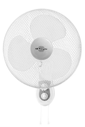 Orbegozo WF 0139 Ventilador de pared, 45 W, Color Blanco