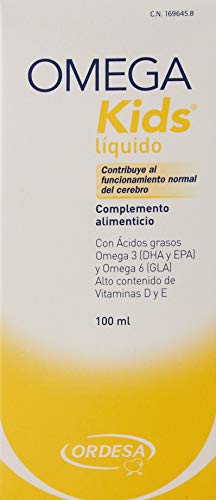 Ordesa Omegakids Liquido - 100 ml - El Omega-3 para tus hijos, 4ml al día.