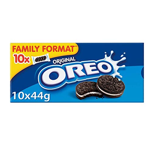 Oreo Original - Galletas de Cacao Rellenas de Crema - Formato Familiar de 10 Bolsitas, 440 g