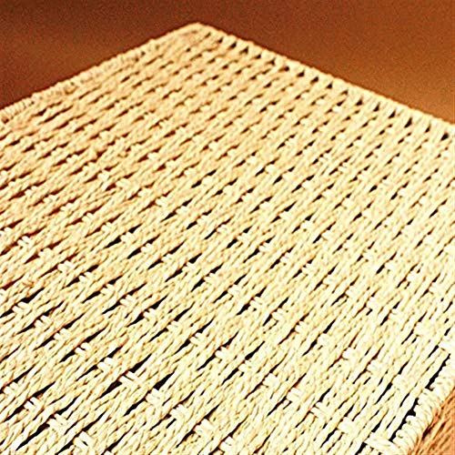 Organizador de archivos de escritorio Contenedores de almacenamiento Tejido Portátil de mimbre Cesta Contenedor Caja Libro clasificado Estante Libro de clasificación Clasificación de la cesta Carpeta
