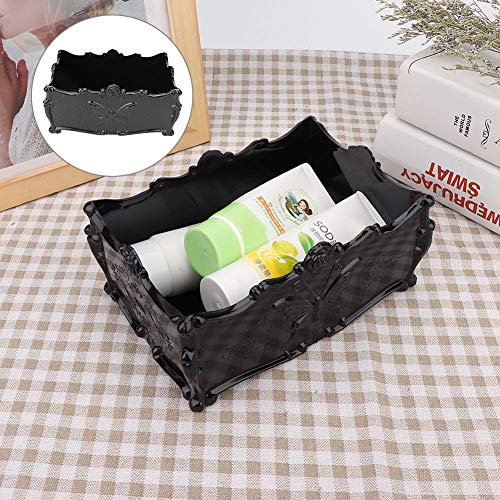 Organizador de cosméticos de gran capacidad, contenedor de cosméticos de superficie lisa, maquillador profesional impermeable para expertos en belleza
