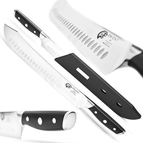 Orient Carbon Series - Cuchillo de cocina, acero carbono, 30cm Cimeter