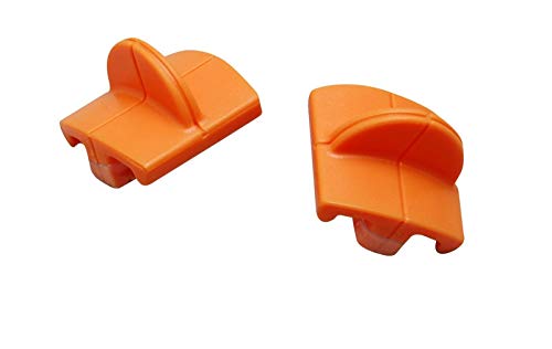 Original Fiskars Cuchillas de repuesto para máquinas de corte de papel, 2 unidades, para corte recto, High Profile TripleTrack, Naranja, 1003904