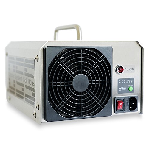 OSS Ten O³ Plus con luz UV | Generador de ozono UV con 10000 mg/h o 10 g/h de salida de ozono | Hecho en Alemania | Soporte telefónico | Los generadores de ozono OSS eliminan olores, bacterias y virus
