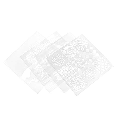 OTOTEC - Juego de 13 plantillas de dibujo para pared, diseño de flores