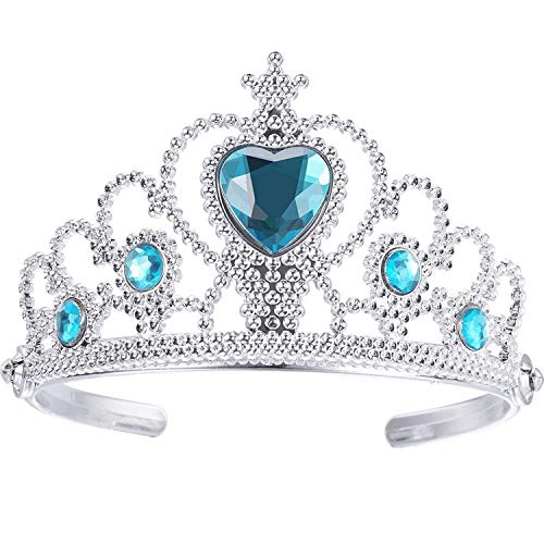 Ouinne 6 Piezas Corona de Princesa, Corona de Tiara Vestir Accesorios de Fiesta para Niña