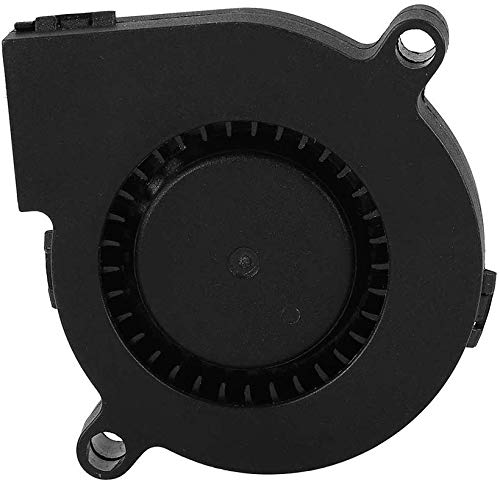 Oumij 5015 DC 50 * 50 * 15mm Turbo Fan Blower Cooling Ventilador, Super Presión de Viento Usando Taiwán Importado Chips, Bajo Consumo de Energía, Puede Hacer la Función PWM para Impresora 3D (24V)