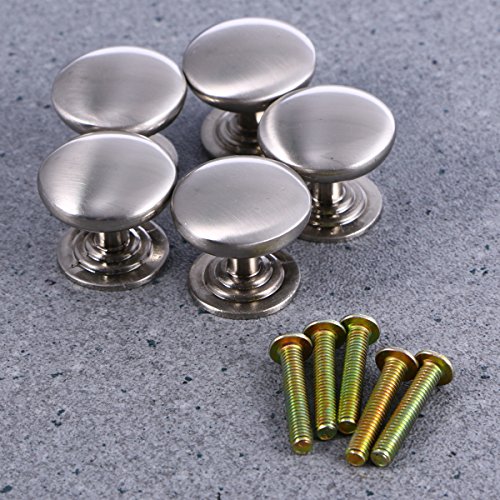 OUNONA 10 Piezas Ronda Pomos para armario Vintage Pomos y Tiradores de Muebles Vintage Pomos con Tornillo para muebles Armarios Cajones Gabinetes de Cocina