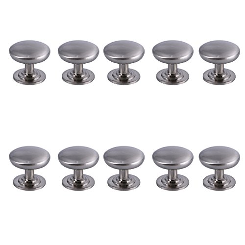 OUNONA 10 Piezas Ronda Pomos para armario Vintage Pomos y Tiradores de Muebles Vintage Pomos con Tornillo para muebles Armarios Cajones Gabinetes de Cocina
