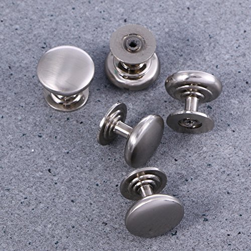 OUNONA 10 Piezas Ronda Pomos para armario Vintage Pomos y Tiradores de Muebles Vintage Pomos con Tornillo para muebles Armarios Cajones Gabinetes de Cocina