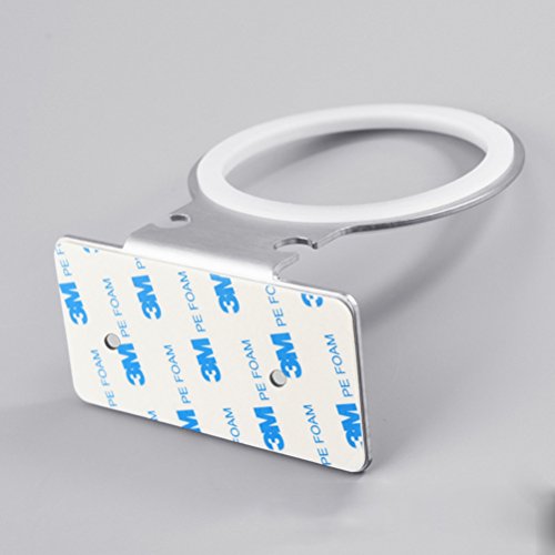 OUNONA Soporte de Secador de Pelo de Acero Inoxidable Titular de Pared Organizador de Baño 304 (Plata)