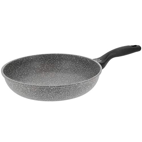 Oursson Sartén Wok de Inducción Antiadherente, 5 años de garantía, Korea Wok, Granito, Piedra, (Sartén 28 cm)