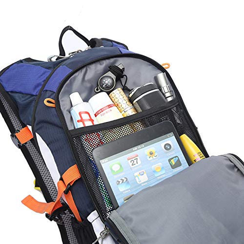OUTDOOR LOCAL LION 18L Mochila Deportes al Aire Libre de Senderismo Excursion Multifuncional Ciclismo Mochila Impermeable de Nylon para Unisex,Negro