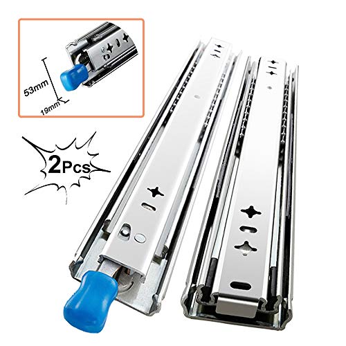 Outech 1 Par De Guías para Cajones De Servicio Pesado, 100cm / 130cm / 150cm Diapositivas De Bolas De Extensión Completa, Guías Correderas De Montaje Lateral, Capacidad De Carga De 120 Kg